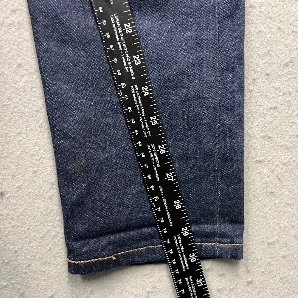 Levis 512 Slim Taper Jean Mens W32 L32 Dark Indigo Blue Stretch Denim 28833-0025